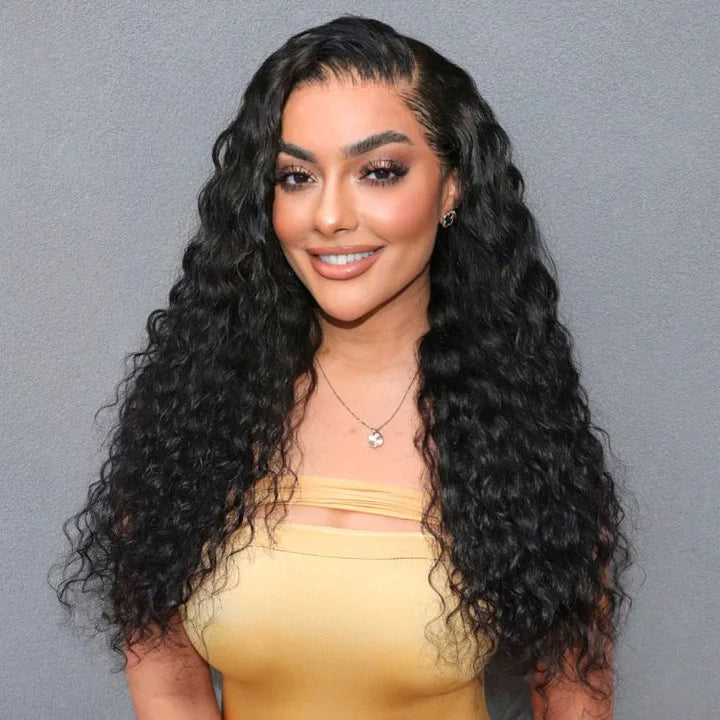 (#1B) Natural Black Human Hair 13x6 Frontal Wig🎯 Free Shipping