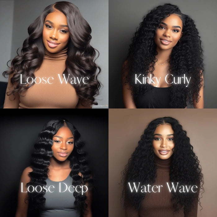 (#1B) Natural Black Human Hair 13x6 Frontal Wig🎯 Free Shipping