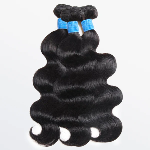 (#1B) Body Wavy  Natural Black Human Hair Bundle | 3 PCS 🎯 Free Shipping