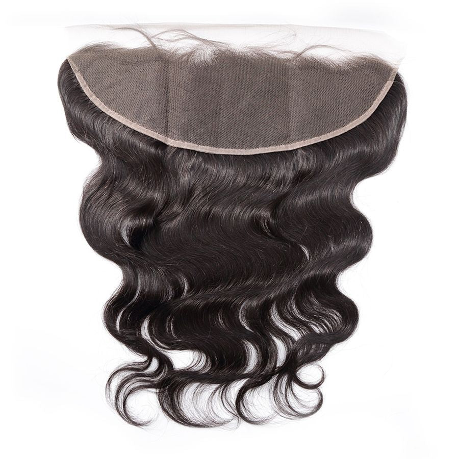 (#1B) Natural Black Human Hair 13x4 Frontal🎯 Free Shipping