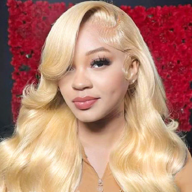 (#613) Blonde Human Hair HD Lace 5x5 Closure Wig🎯 Free Shipping