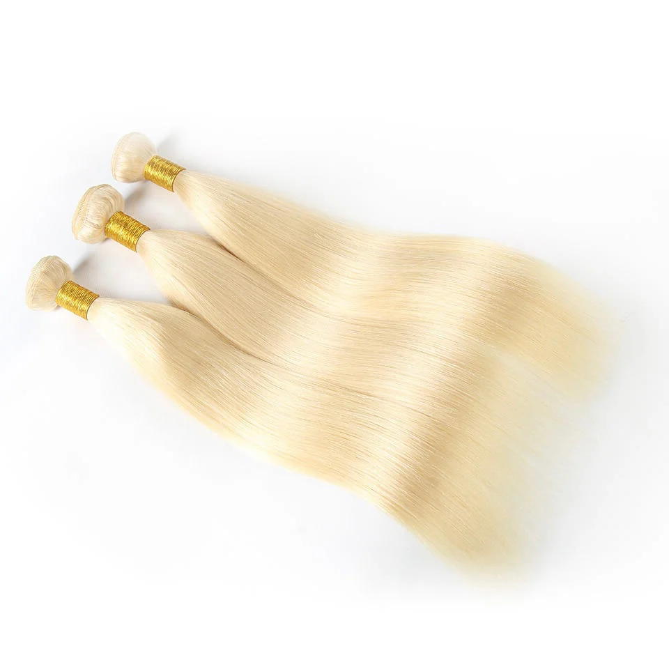 (#613) Straight Blonde Human Hair Bundle | 3 PCS🎯 Free Shipping