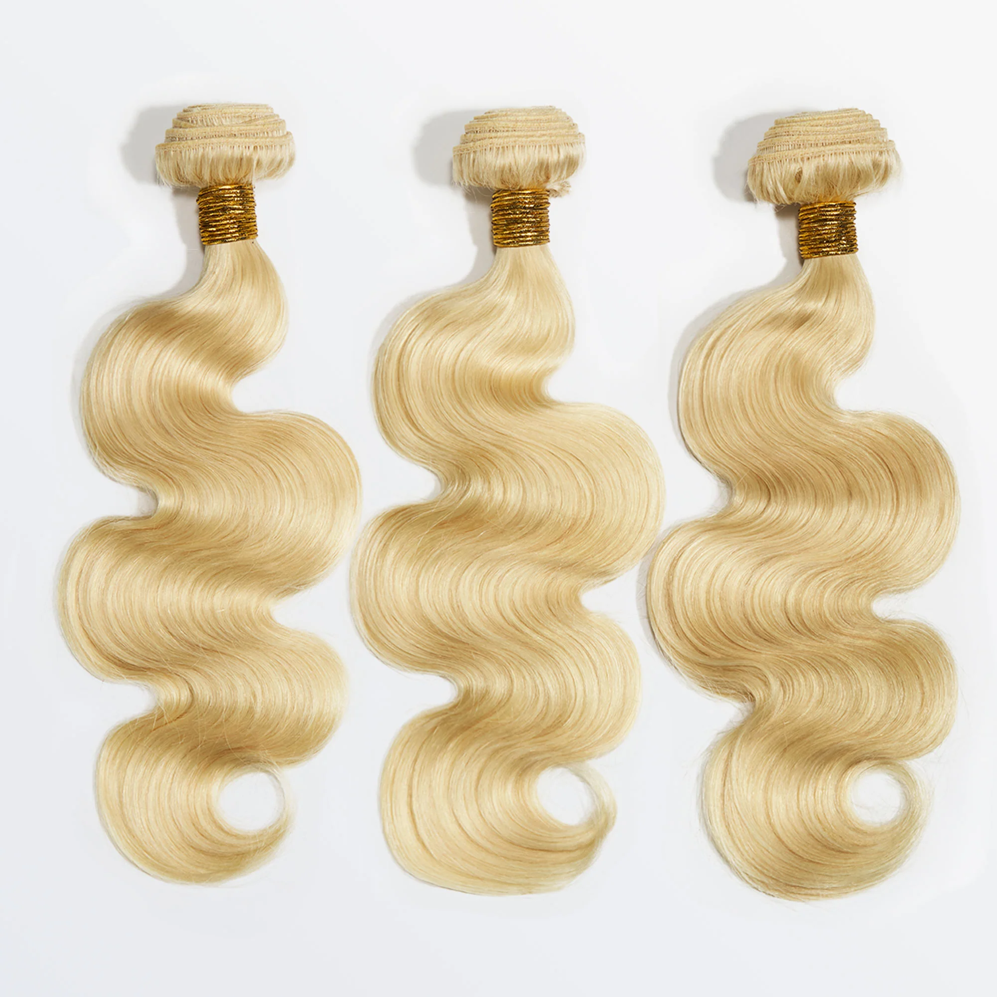 (#613) Straight Blonde Human Hair Bundle | 3 PCS🎯 Free Shipping