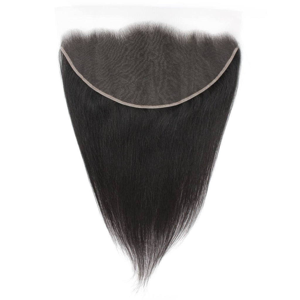 (#1B) Natural Black Human Hair HD Lace 13x6 Frontal🎯 Free Shipping