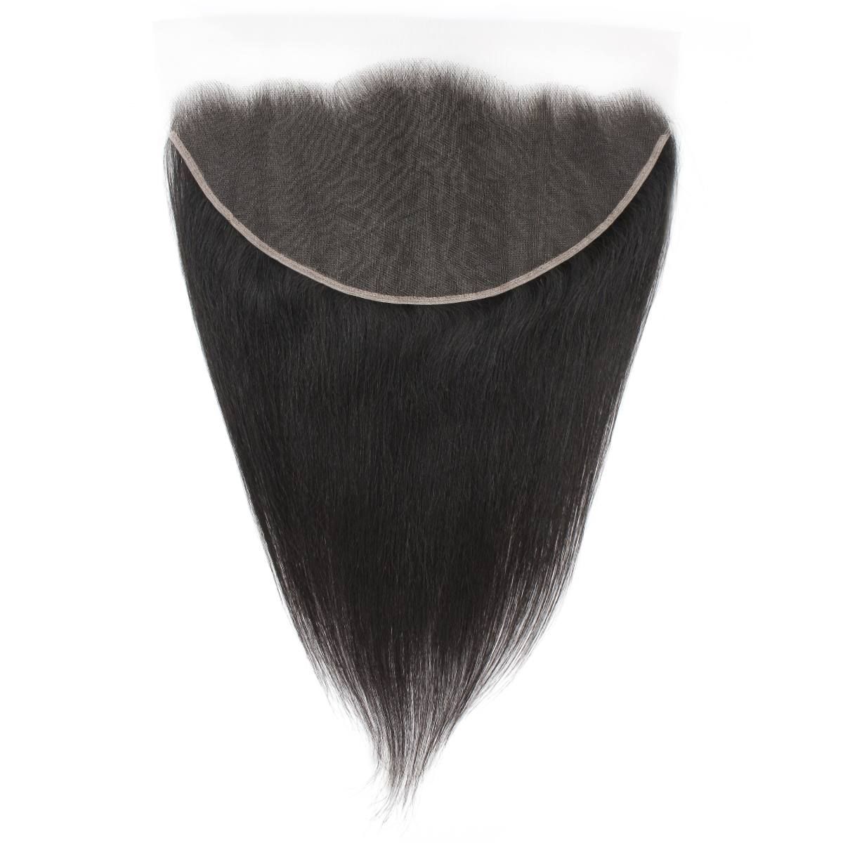 (#1B) Natural Black Human Hair HD Lace 13x6 Frontal🎯 Free Shipping