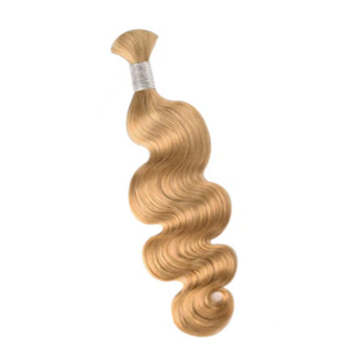 Limited Time 2-Pack Sale 🔥 (#27) Dark Gold Blonde Bulk Human Braiding Hair🎯 Free Shipping