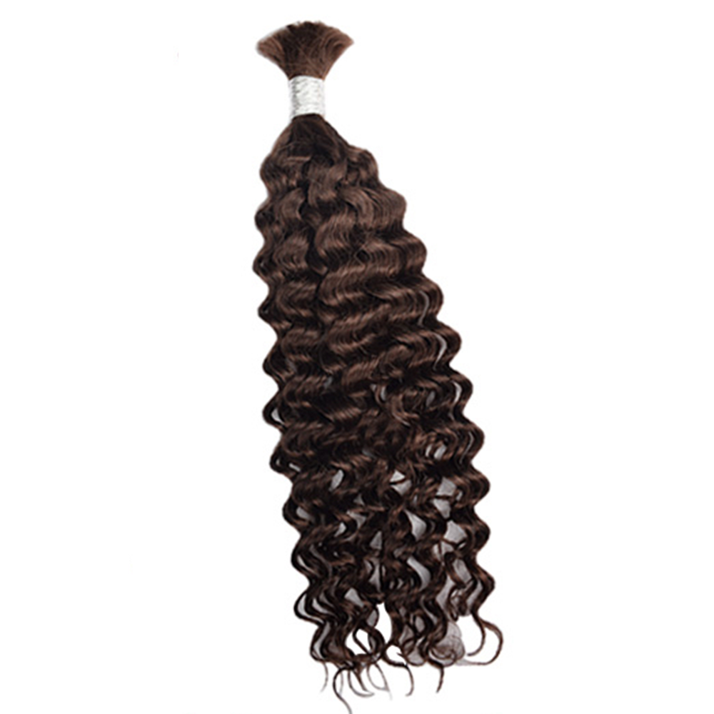 Limited Time 2-Pack Sale 🔥 (#2) Darkest Brown Bulk Human Braiding Hair🎯 Free Shipping