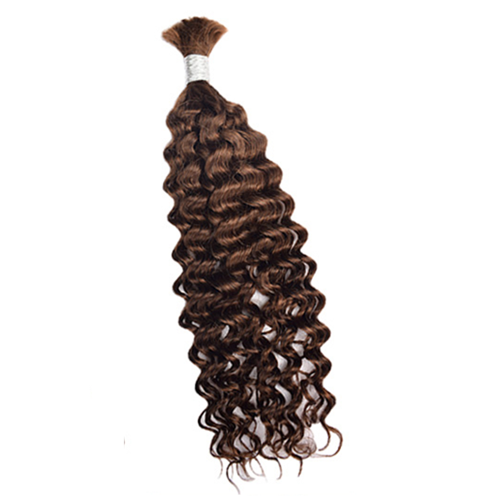 Limited Time 2-Pack Sale 🔥 (#4) Dark Brown Bulk Human Braiding Hair🎯 Free Shipping