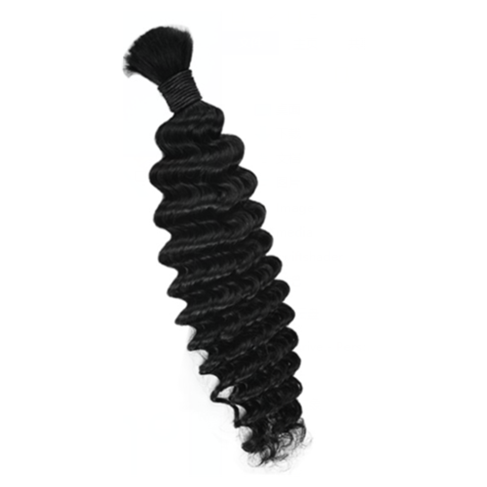Limited Time 2-Pack Sale 🔥 (#1) Jet Black Bulk Human Braiding Hair🎯 Free Shipping