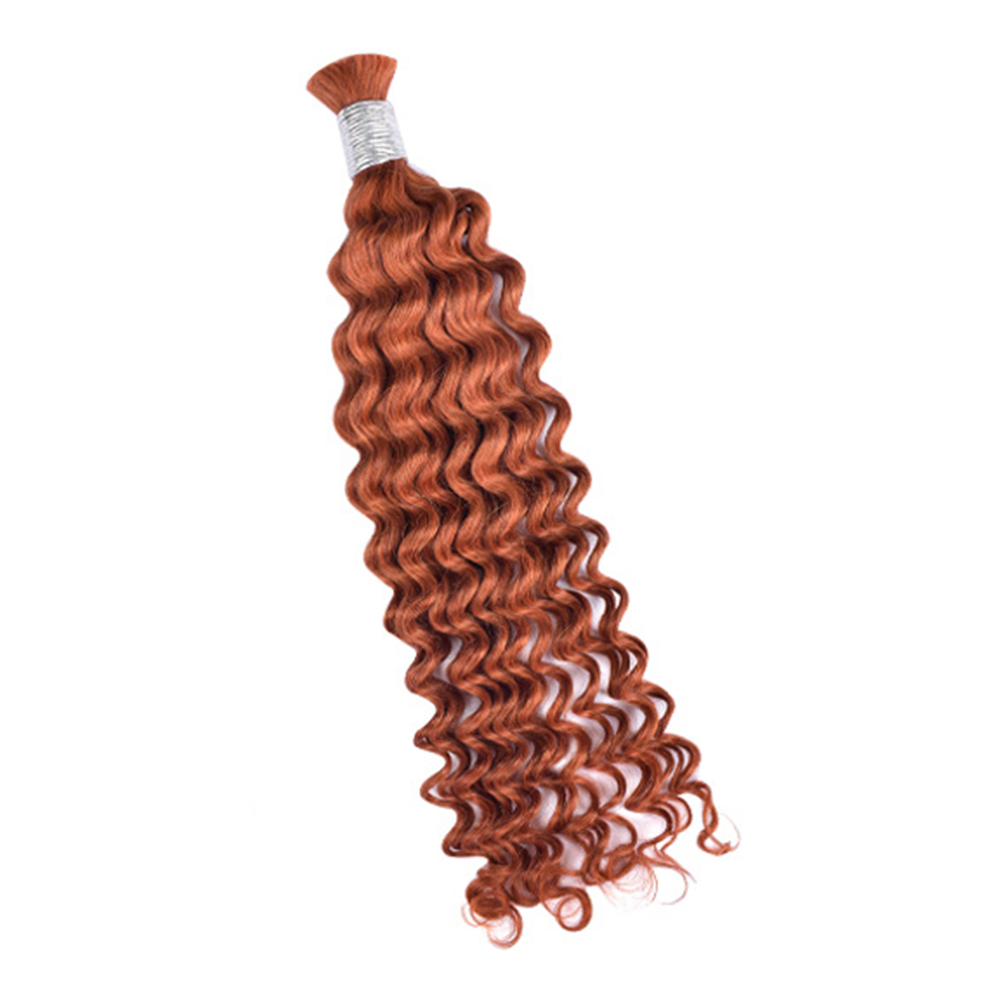 Limited Time 2-Pack Sale 🔥 (#33) Dark Auburn Bulk Human Braiding Hair🎯 Free Shipping