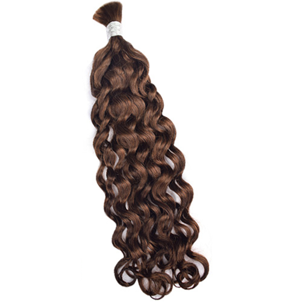 Limited Time 2-Pack Sale 🔥 (#4) Dark Brown Bulk Human Braiding Hair🎯 Free Shipping