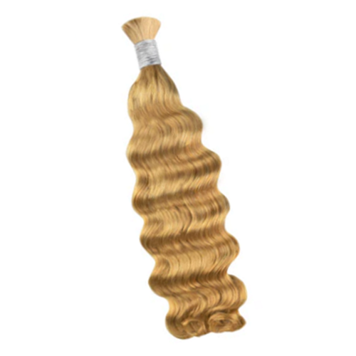 Limited Time 2-Pack Sale 🔥 (#27) Dark Gold Blonde Bulk Human Braiding Hair🎯 Free Shipping