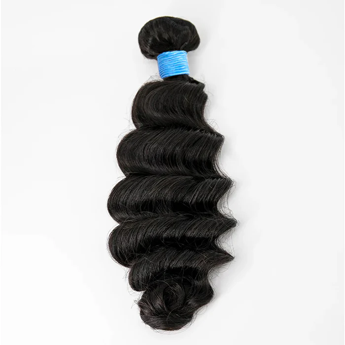 (#1B) Kinky Straight  Natural Black Human Hair Bundle🎯 Free Shipping