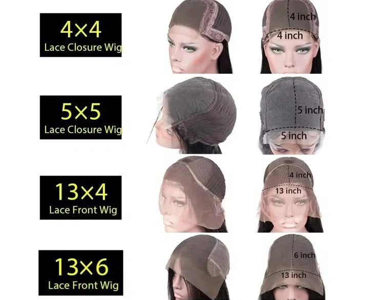 (#1B) Natural Black Human Hair 13x6 Frontal Wig🎯 Free Shipping