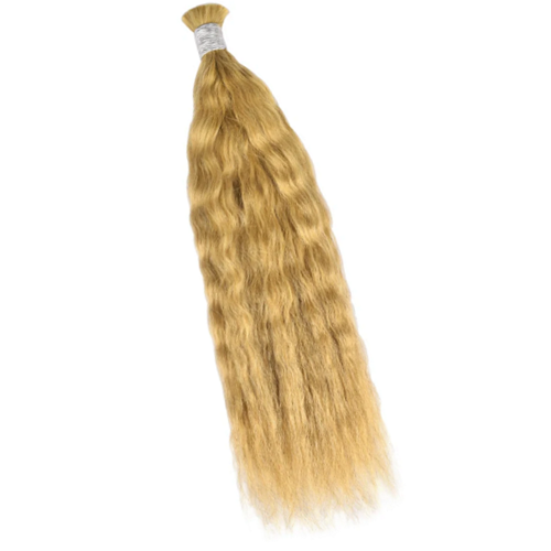 Limited Time 2-Pack Sale 🔥 (#27) Dark Gold Blonde Bulk Human Braiding Hair🎯 Free Shipping