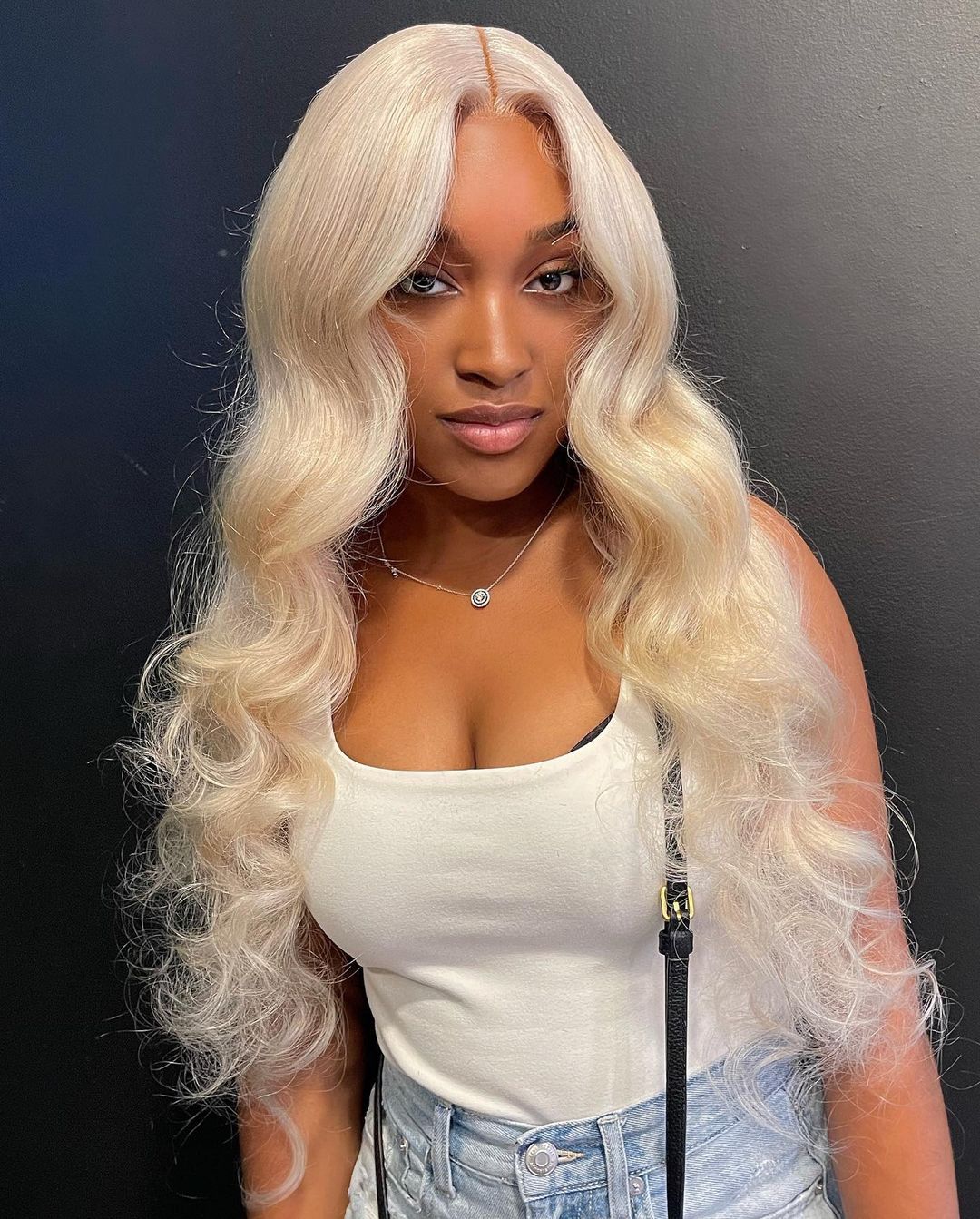 (#613) Blonde Human Hair 5x5 Closure Wig🎯 Free Shipping