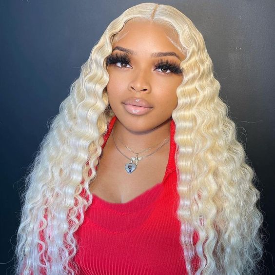 (#613) Blonde Human Hair HD Lace 13x4 Frontal Wig🎯 Free Shipping