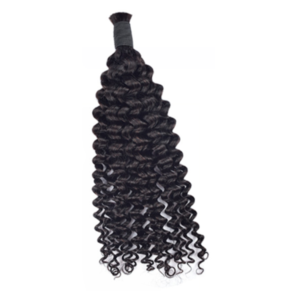 Limited Time 2-Pack Sale 🔥 (#1B) Natural Black Bulk Human Braiding Hair🎯 Free Shipping
