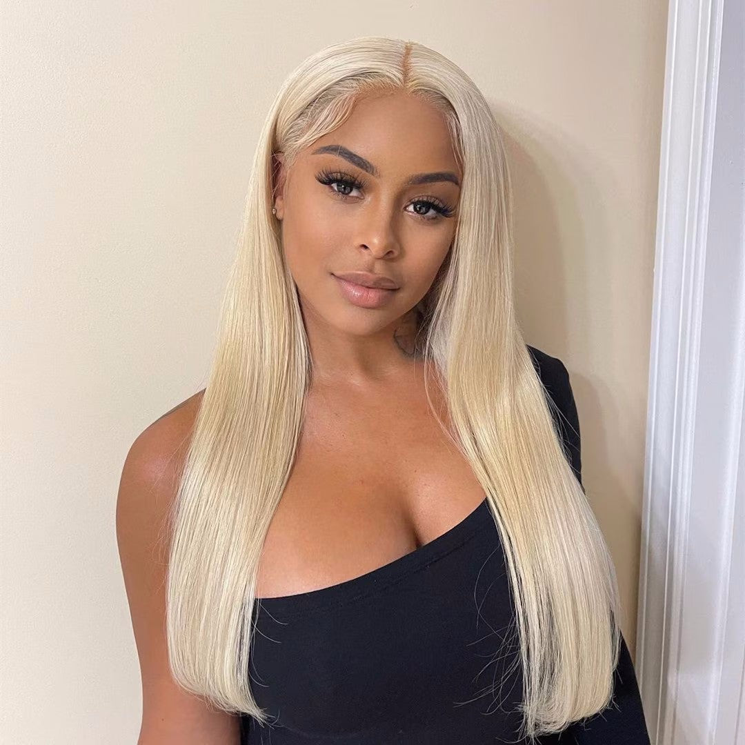 (#613) Blonde Human Hair HD Lace 13x6 Frontal Wig🎯 Free Shipping